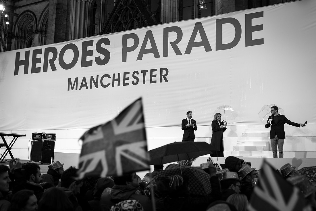 Sport Olympics Heroes Parade Rio Manchester "Team GB"