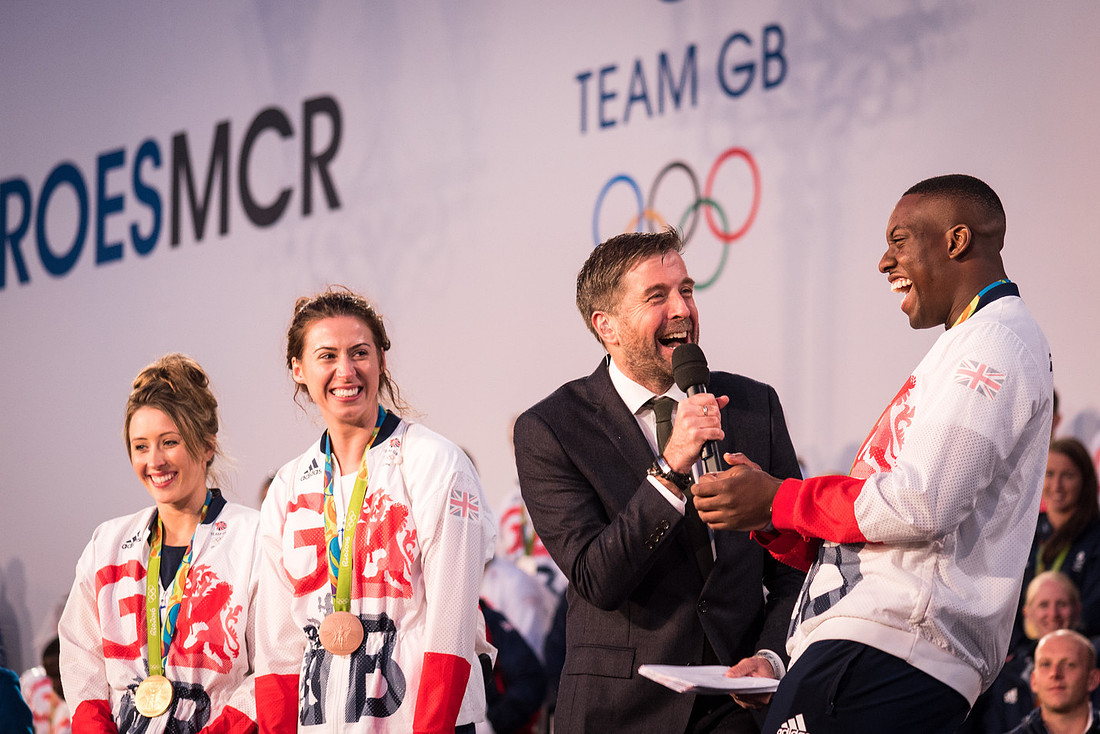 Sport Olympics Heroes Parade Rio Manchester "Team GB"