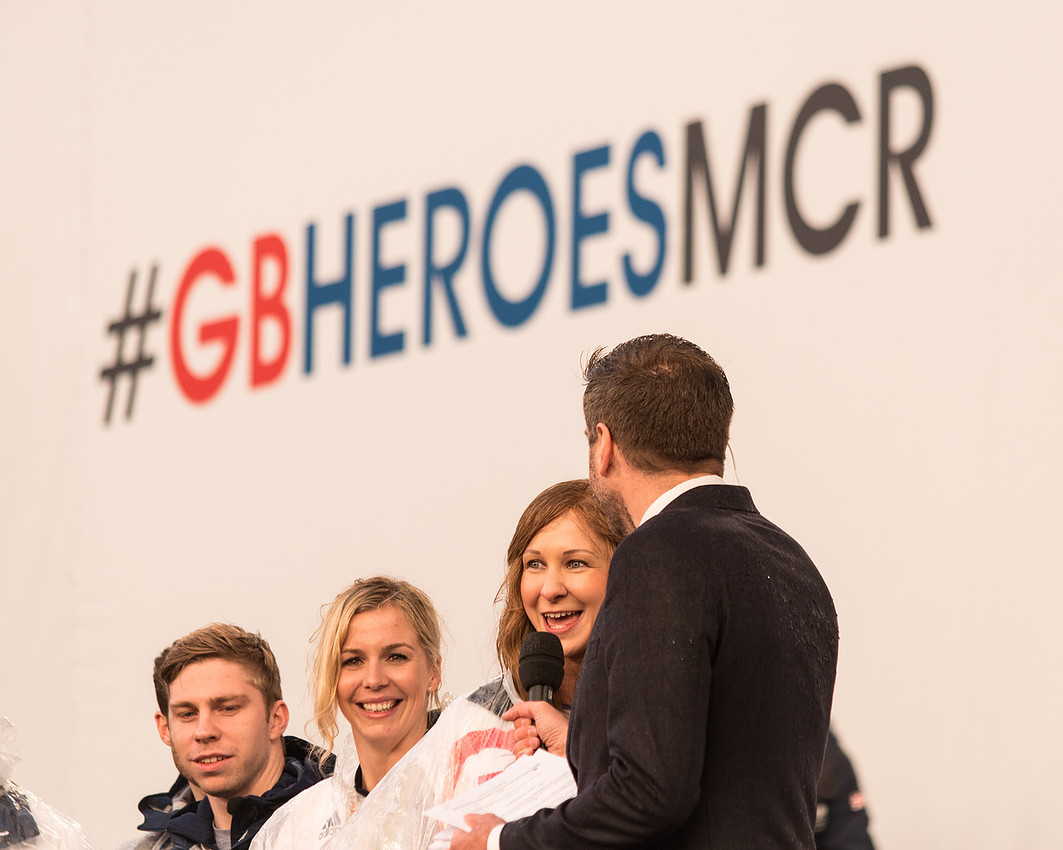 Sport Olympics Heroes Parade Rio Manchester "Team GB"