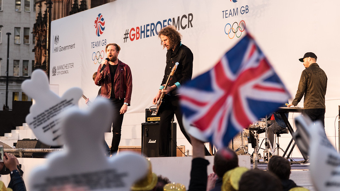 Sport Olympics Heroes Parade Rio Manchester "Team GB"
