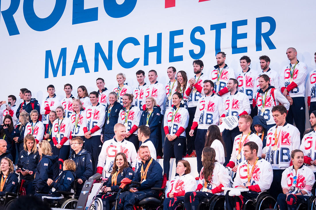 Sport Olympics Heroes Parade Rio Manchester "Team GB"