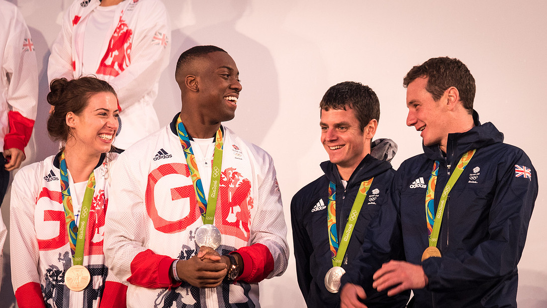 Sport Olympics Heroes Parade Rio Manchester "Team GB"